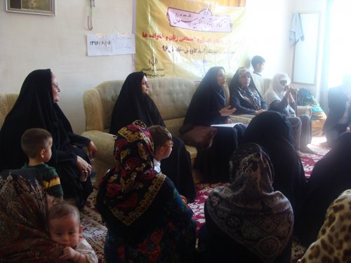 بازدید مدیر کل امور بانوان گلستان  از اجرای طرح توان افزایی خانواده ها  در بدلجه  و افغان آباد گنبد