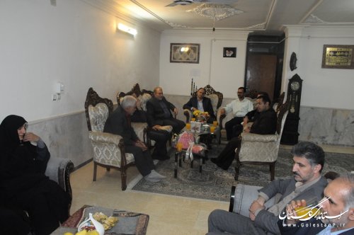 دیدار مشاور وزیر نیرو با ایثارگران ، جانبازان و خانواده شهدای صنعت آب و برق گلستان