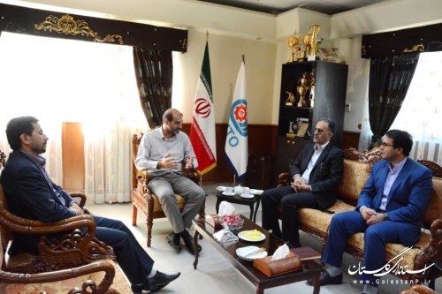 نشست مدیرکل آموزش فنی وحرفه ای استان گلستان با مدیر امور شعب بانک ملی استان