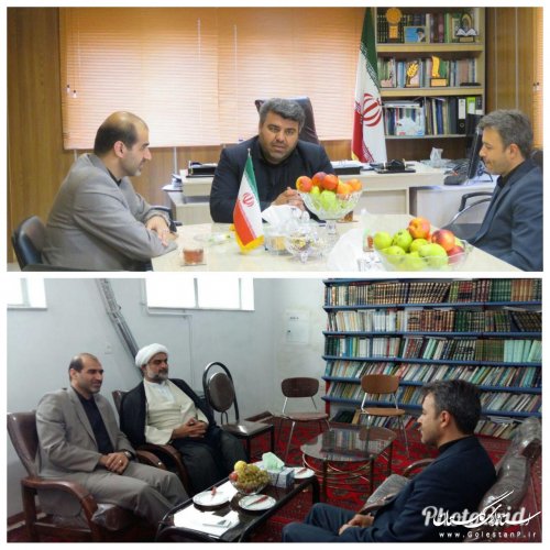 نشست مدیرکل آموزش فنی وحرفه ای با فرماندار وامام جمعه شهرستان رامیان 