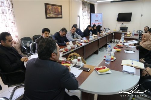 اولین نشست کمیته کارگروه ازدواج و مشاوره  استان گلستان به میزبانی بهزیستی استان