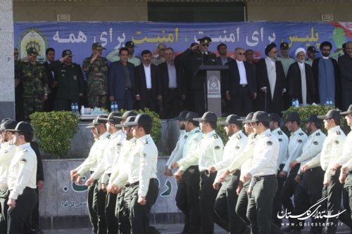  صبحگاه مشترک نیروهای مسلح استان گلستان برگزار شد