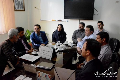 جلسه کمیته پدافند غیر عامل در اداره کل آموزش فنی و حرفه ای استان گلستان