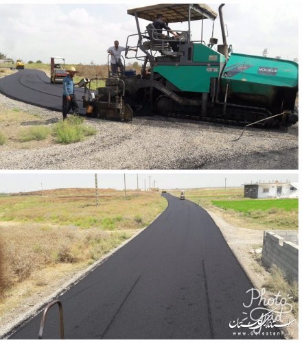 پروژه آسفالت راه روستايي تاتار سفلي به سلاق غائب آغازشد