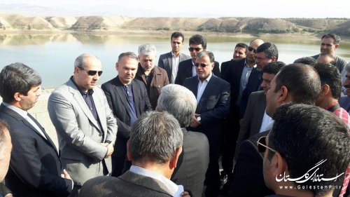 استاندار گلستان از سد بوستان بازدید کرد