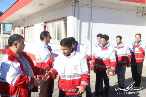 اعزام تیم سحر(حمایت های روانی و اجتماعی پس از بلایا) جمعیت هلال احمر گلستان به مناطق زلزله‌زده کرمانشاه