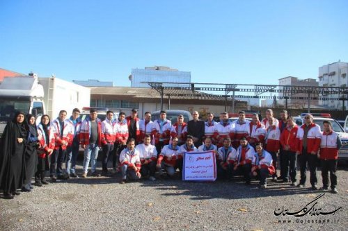 اعزام تیم سحر(حمایت های روانی و اجتماعی پس از بلایا) جمعیت هلال احمر گلستان به مناطق زلزله‌زده کرمانشاه
