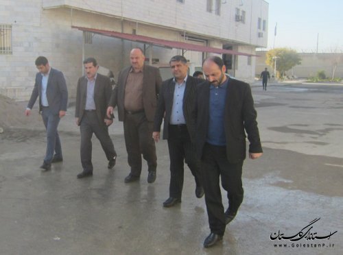 بازدید مدیرکل زندانها از طرح های عمرانی زندان گرگان