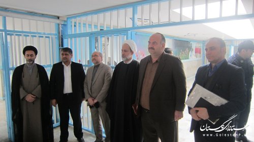 بازدید بازرس دادسرای انتظامی قضات از زندان مرکزی گرگان