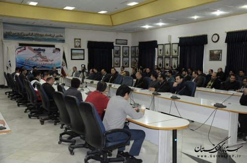 دوره آموزشی و مانور پناه گیری زمان زلزله در شرکت آب منطقه ای گلستان برگزار شد