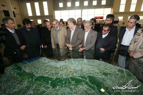 بازدید دبیر شورای عالی مناطق آزاد و استانداران مرتبط با ایجاد مناطق آزاد از اینچه برون