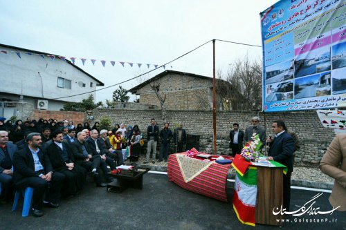 پروژه های اقتصادی، اشتغالزایی و عمرانی شهرستان کردکوی افتتاح شد