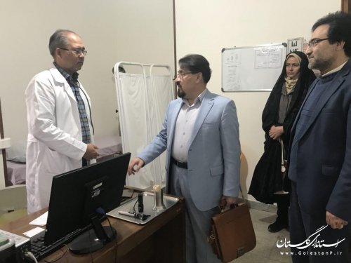 بازدید مدیر درمان استان از درمانگاه تامین اجتماعی رامیان