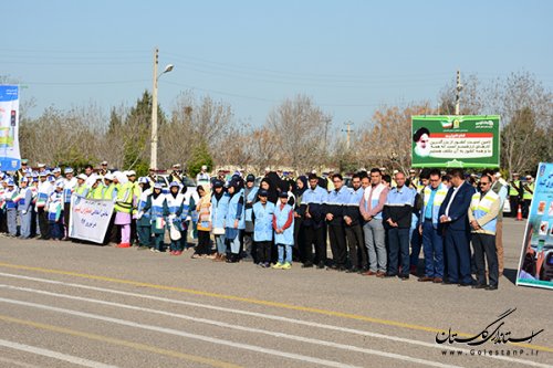 رزمایش بزرگ ترافیکی و خدماتی ستاد اجرایی خدمات سفر ۱۳۹۷ استان گلستان برگزار شد.