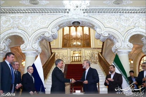 حضور استاندار گلستان در نشست مشترک روسای مجلس ایران و روسیه