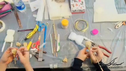 دختران نوجوان گرگانی با مهارت‌ورزی در کارگاه هنری کانون پرورش فکری میهمان جشنواره‌ی استانی عروسک‌سازی شدند