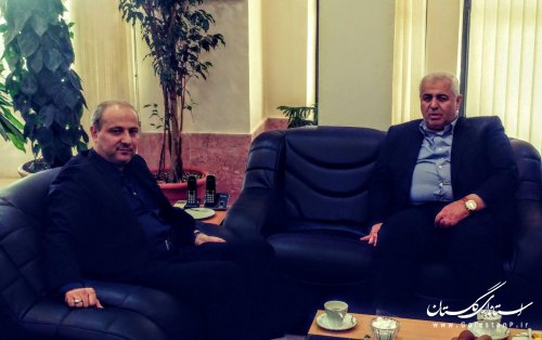 دیدار استاندار گلستان با رئیس فدراسیون ورزش های جانبازان و معلولین