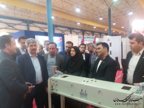 بازدید رئیس سازمان ملی استاندارد ایران از نمایشگاه تخصصی صنعت ساختمان در گلستان