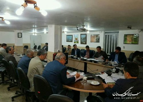 دهمین جلسه شورای حفاظت از منابع آب شهرستان گالیکش برگزار شد