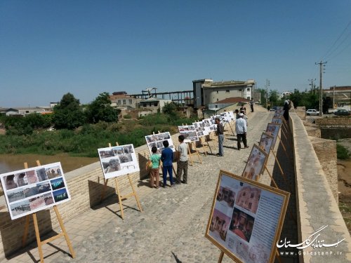 برگزاری نمایشگاه عکس از مراحل بازسازی و مرمت بناهای تاریخی استان گلستان