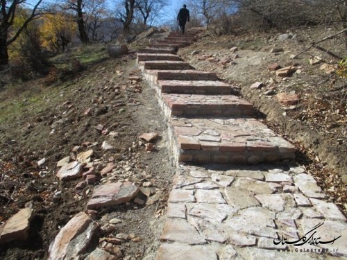 عملیات اجرایی تکمیل زیر ساخت های گردشگری آبشار فارسیان گالیکش آغاز شد