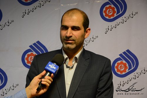 نشست خبری مدیرکل آموزش فنی وحرفه ای استان گلستان برگزار شد