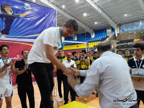 دانشگاه علمی کاربردی استان گلستان قهرمان مسابقات والیبال پسران دانشجوی کشور شد