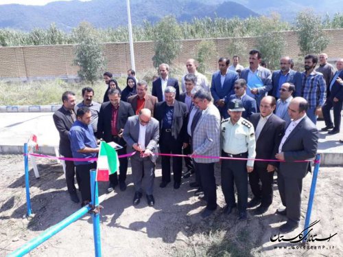 افتتاح فاز یک طرح آبرسانی به شهرستان آزادشهر