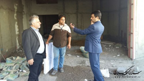 ساخت درمانگاه شهرستان آزادشهر طبق برنامه پیشرفت داشته است
