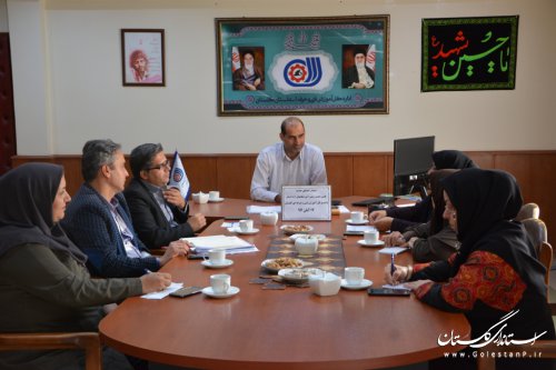 دیدار اعضای جدید کانون انجمن صنفی آموزشگاه های آزاد استان با مدیرکل آموزش فنی وحرفه ای استان گلستان
