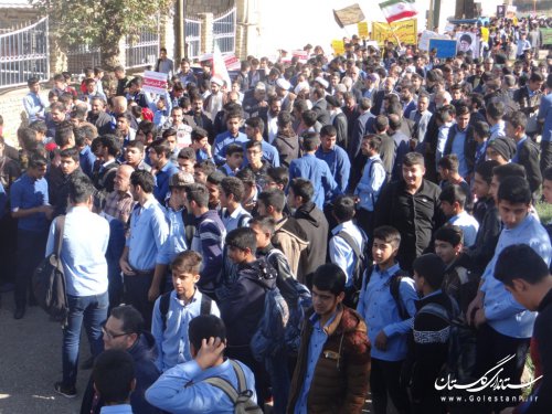 حضور حماسی مردم فاضل آباد در راهپیمایی روز مبارزه با استکبار جهانی
