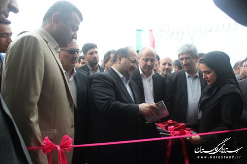 افتتاح کارخانجات پویا فسفات وپویا کیسه در شهرک صنعتی سرخنکلاته