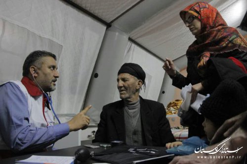 بیش از 2500 نفر بیمار در کرمانشاه توسط پزشکان گلستانی بصورت رایگان ویزیت شدند