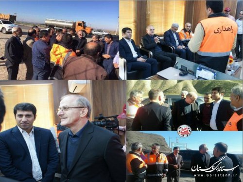 از دیدار با استاندار گلستان تا پیگیری روندپیشرفت پروژه های راهداری و حمل و نقل استان
