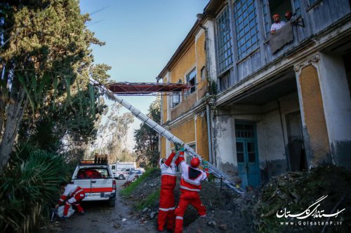اجرای مانور بزرگ استانی آمادگی و هماهنگی در برابر زلزله با رویکرد شهری در شهرستان بندرگز