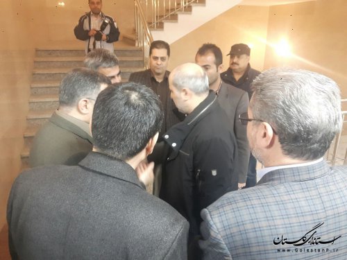 بازدید استاندار گلستان و معاون وزارت بهداشت از بیمارستان ۵آذر گرگان