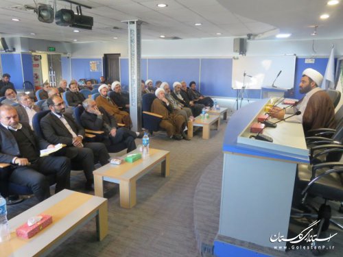 برگزاری جلسه هم اندیشی و توجیهی مدیران راهنمای عتبات نوروزی استان گلستان