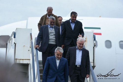 دکتر روحانی رئیس جمهور وارد گلستان شد