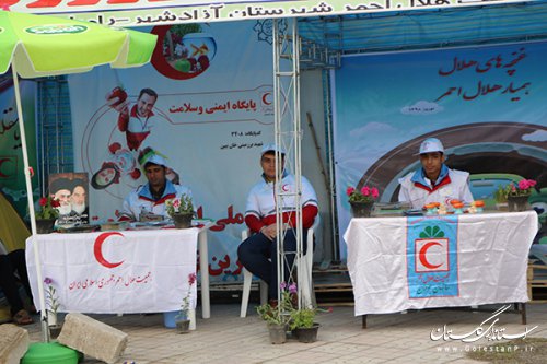 بیش از 65 هزار مسافر به پایگاه‎های هلال احمر استان گلستان مراجعه کردند