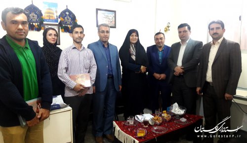 دیدار مدیرکل فرهنگ و ارشاد اسلامی گلستان با مدیران و کارکنان 5 نشریه مکتوب استان