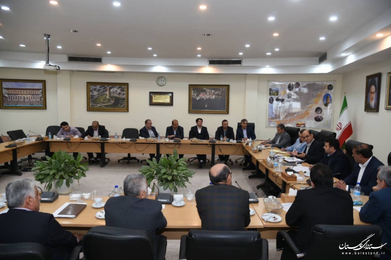 نشست استاندار گلستان با دستگاهای زیر مجموعه وزارت تعاون کار و رفاه اجتماعی