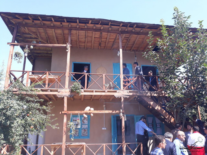 افتتاح بوم گردی حاج علی در روستای گز شرقی شهرستان بندرگز