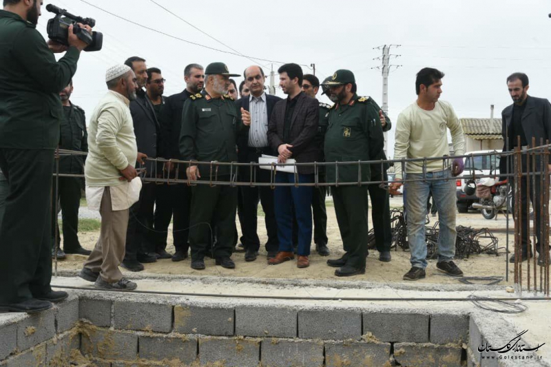 عملیات تعمیر و احداث 1185 واحد سیلزده استان با کمک سپاه پاسداران انجام می شود