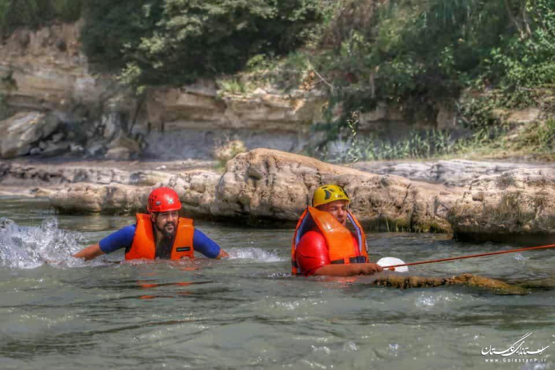 استان گلستان میزبان دوره تخصصی جست‌وجو و نجات در محیط‌های آبی