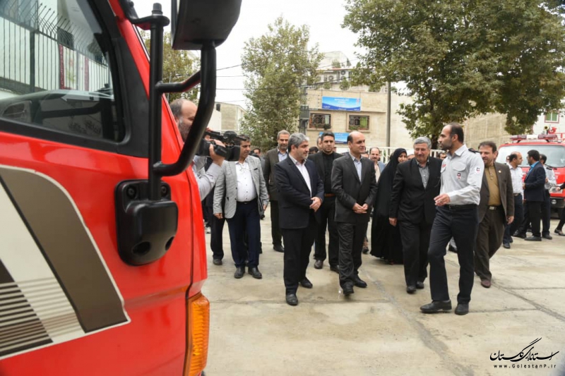 افتتاح ایستگاه شماره 7 سازمان آتش نشانی و خدمات ایمنی شهرداری گرگان 