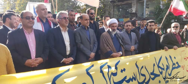 حضور میلیونی در راهپیمایی 13 آبان نشانگر شناخت ملت ایران از چهره کینه توز آمریکایی ها است