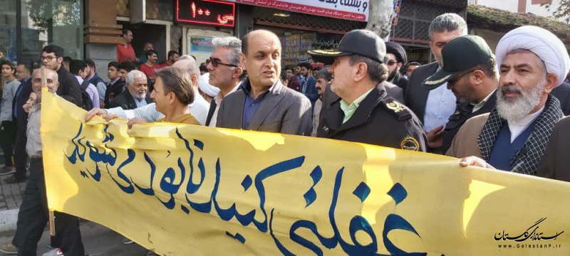 حضور میلیونی در راهپیمایی 13 آبان نشانگر شناخت ملت ایران از چهره کینه توز آمریکایی ها است