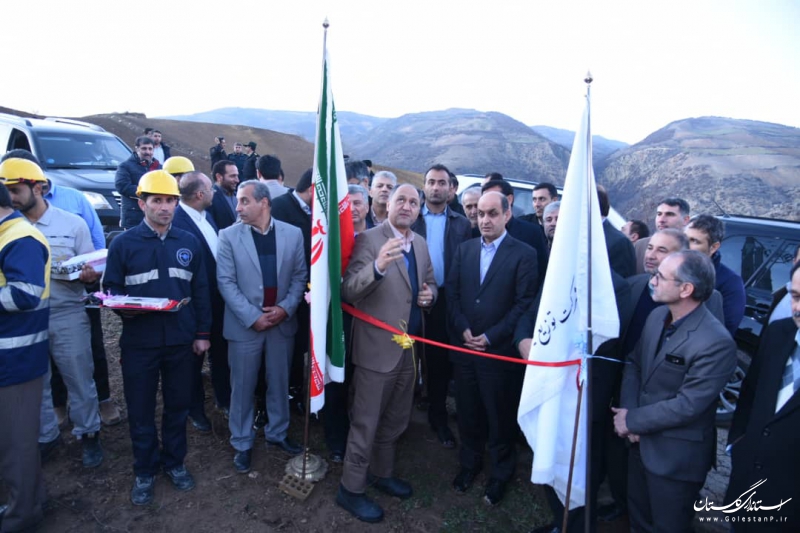 پروژه برق رسانی به ۳۰ روستا و شهر دوزین افتتاح شد