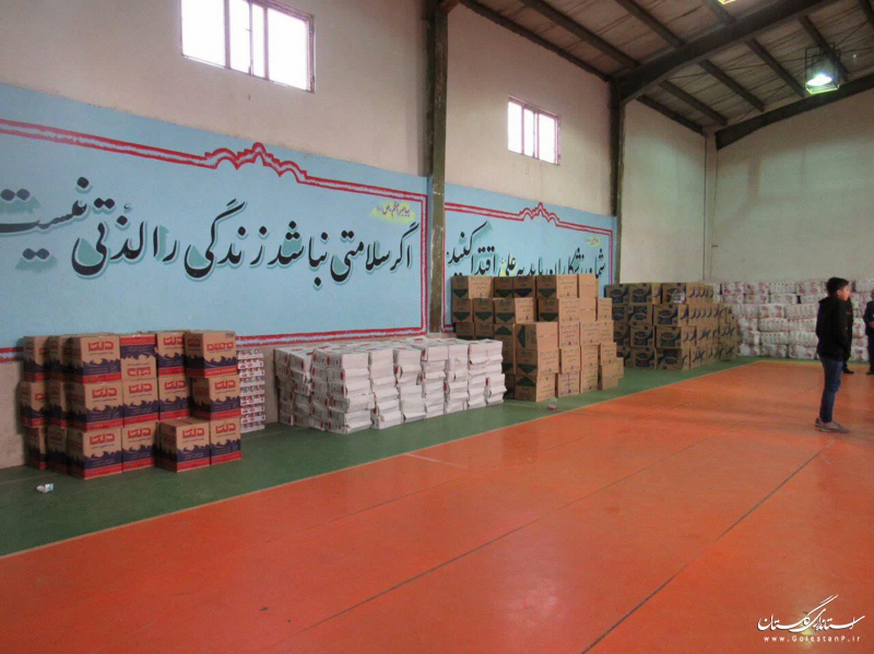 ارسال ۷ کامیون کمکهای غیرنقدی به مناطق سیل زده استان سیستان و بلوچستان