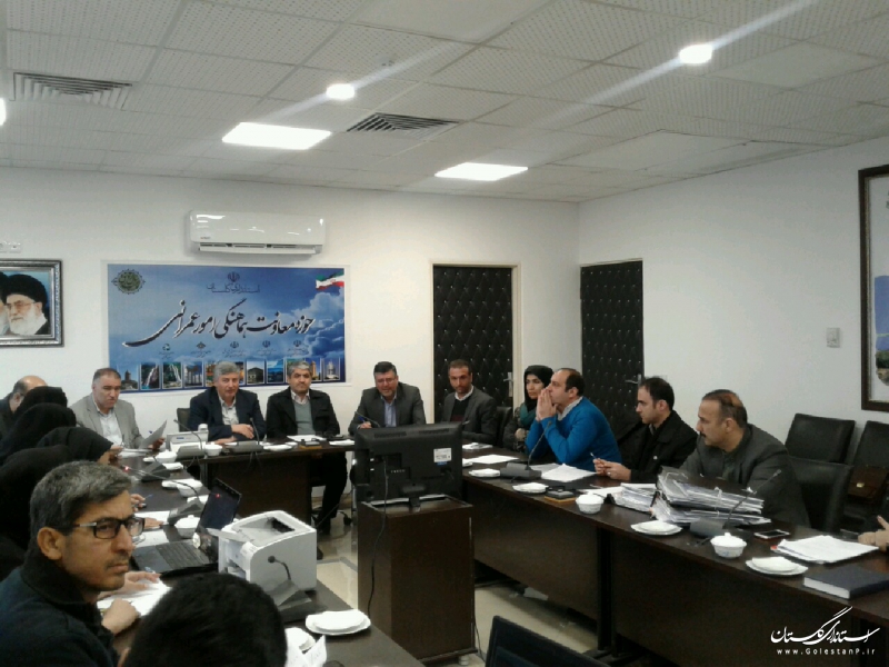 جلسه كميسيون ماده پنج شهر گرگان با حضور معاون عمرانی استانداری گلستان برگزار شد